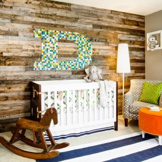 habitacion-bebe-estilo-rustico-pared-madera